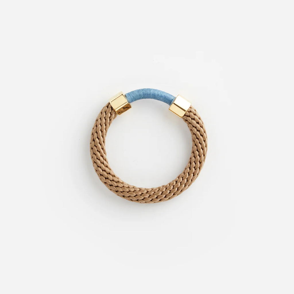 Aruba Bracelet | Beige Airforce Blue