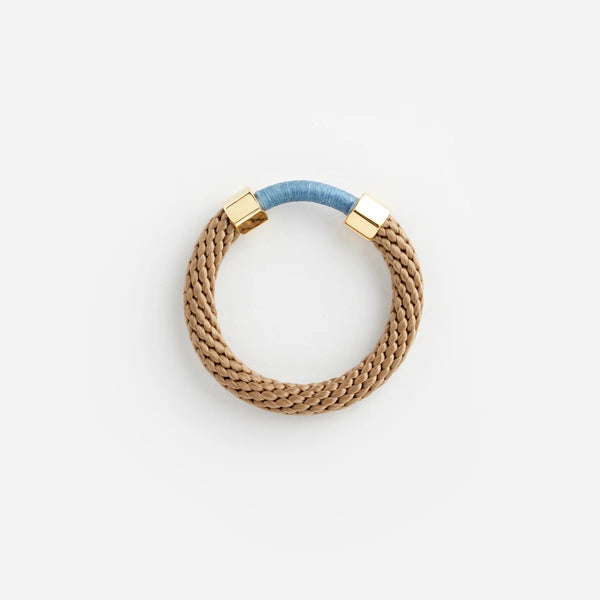 Aruba Bracelet | Beige Airforce Blue