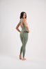 Laurel Cross Back Top | Olive Green