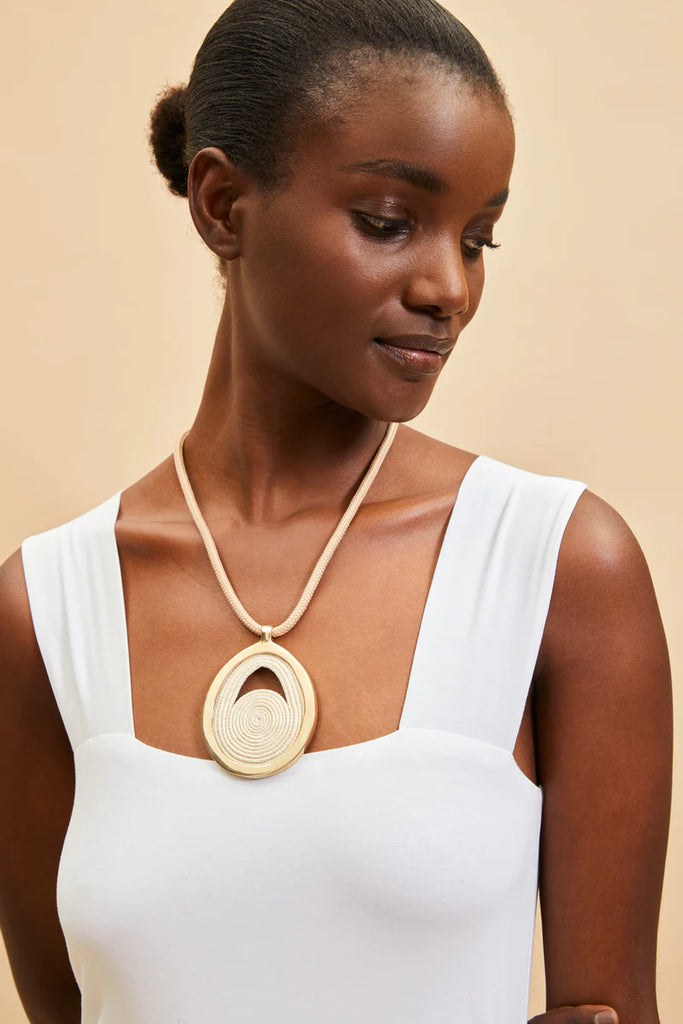 Amulet Bongani Necklace | White