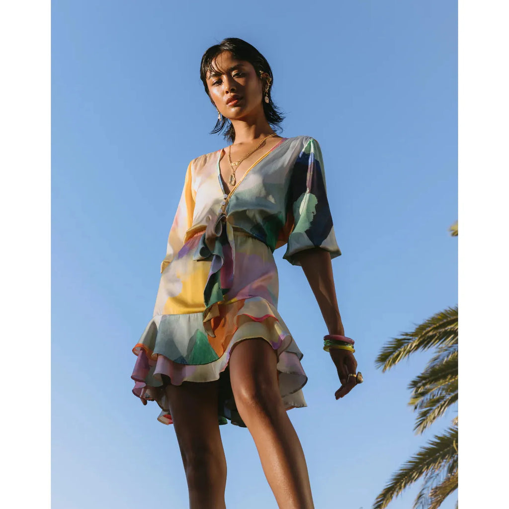 Sienna Dress | Day dream - Purr Clothing - Beach Cult