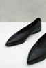 Elle - Pointed Pump | Black Leather