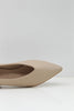 Elle - Pointed Pump (Classic) | Nude Leather
