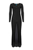 Long mesh Dress | Black - Purr Clothing - Beach Cult
