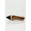 Coco Muse Pump - Pointed Toe | Nude with black toe