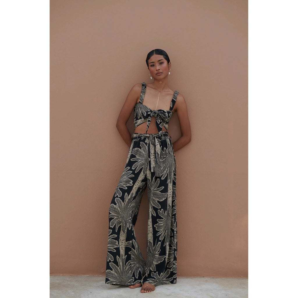 Palazzo Pants | Midnight Oasis