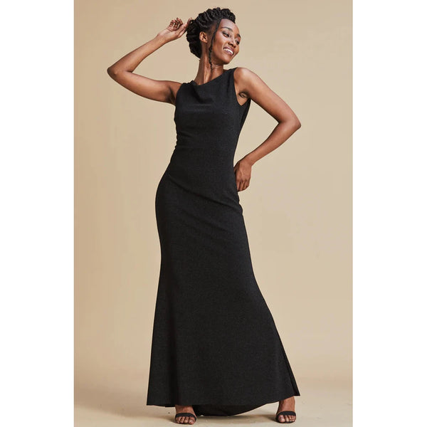 Blaire Dress | Black Shimmer