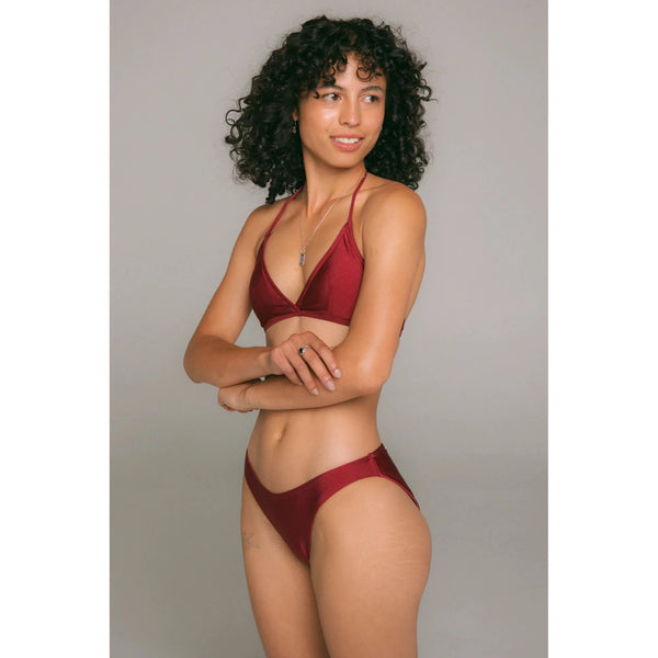 Bikini Bottom Milani | Maroon