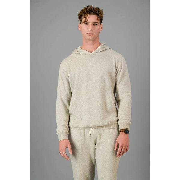 Cashmere-Feel Hoodie | Oat - Purr Clothing - Chaos & Calm