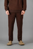 Cashmere-Feel Jogger | Choc - Purr Clothing - Chaos & Calm