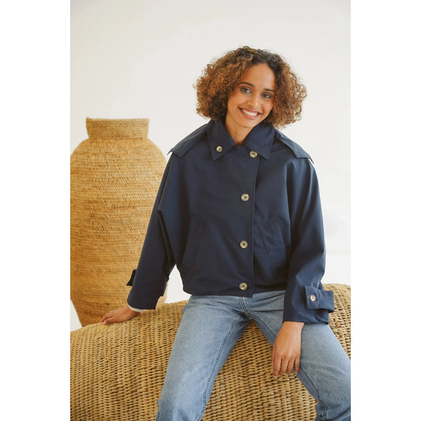 Nia Cotton - Blend Batwing Jacket - Purr Clothing - Just Cruizin
