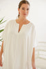 Linen Kaftan | White