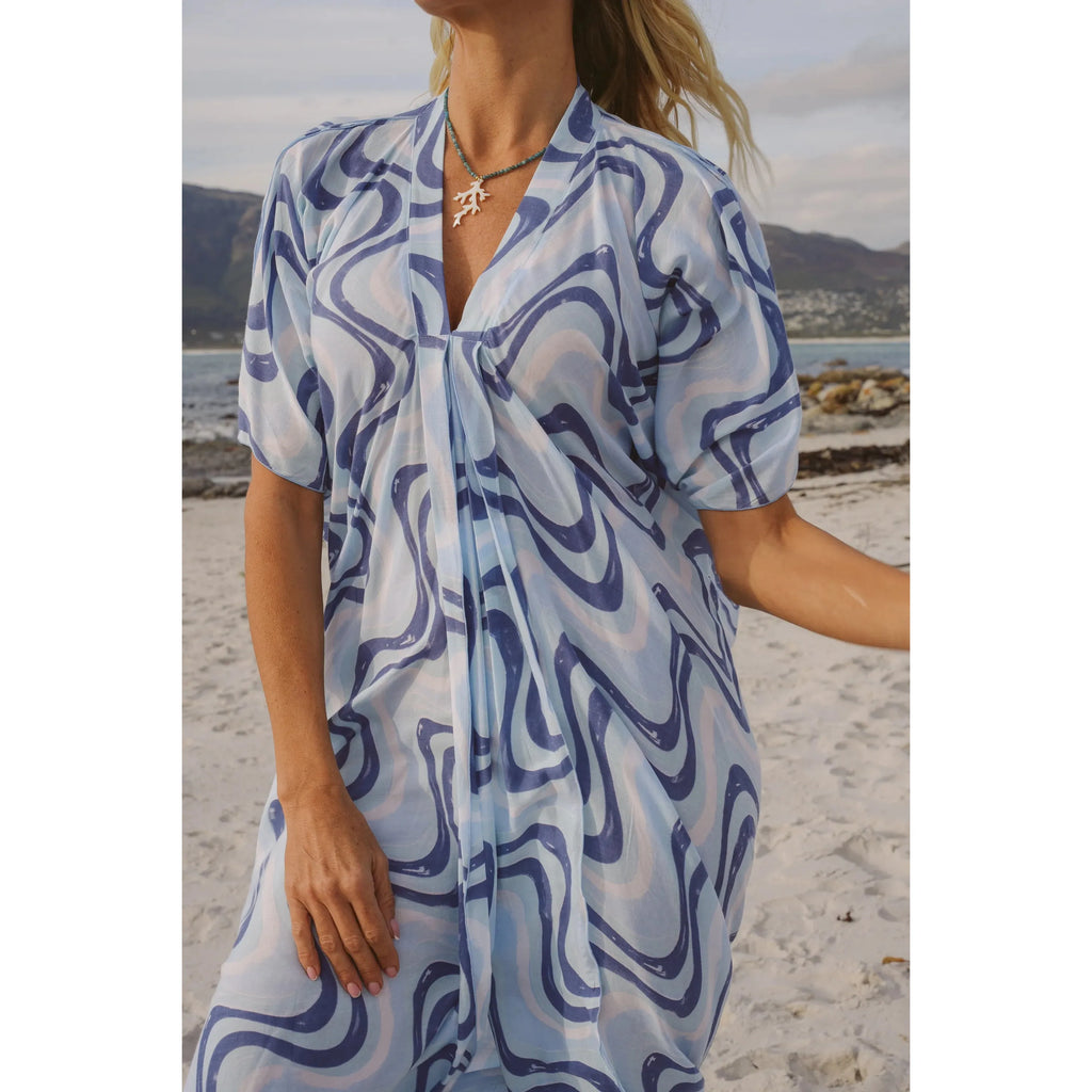 Amber  Kaftan | Ocean Wave