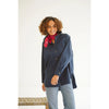 Sadie Cotton Poplin Boyfriend Shirt | Navy - Purr Clothing - Just Cruizin