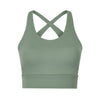 Laurel Cross Back Top | Olive Green