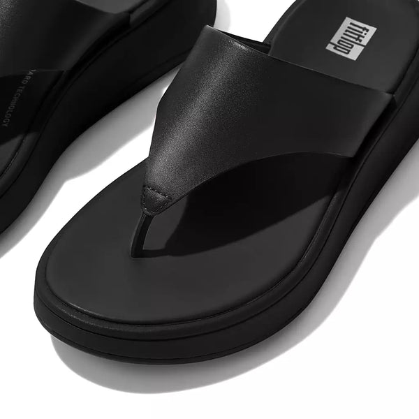 F-Mode Flatform Sandals | Black