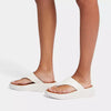 F-Mode Flatform Sandals | White