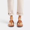 F-Mode Flatform Sandals | Tan