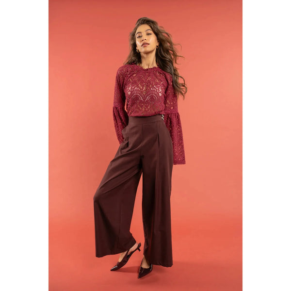 Long Culottes - DK Burgundy - Purr Clothing - GOOD Clothing
