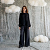 Inset Blouse | Black - Purr Clothing - GOOD Clothing