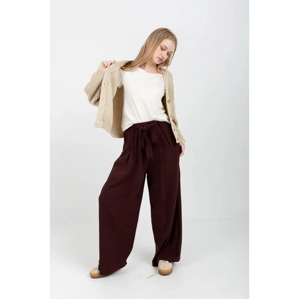 Louise Pants | Chocolate - Purr Clothing - Kinda