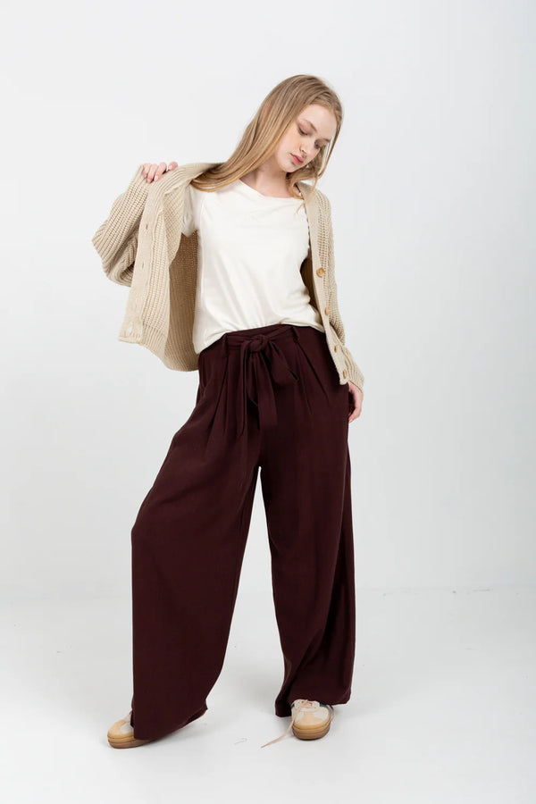 Louise Pants | Chocolate - Purr Clothing - Kinda