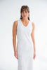 Nina knit dress | white palm