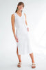 Nina knit dress | white palm