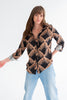 Lele blouse | fan print