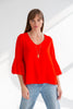 Gabi blouse | Red