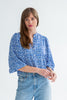 Amy blouse | Blue coral