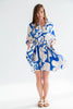 Mika Dress | Blue Print