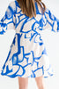 Mika Dress | Blue Print