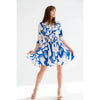 Mika Dress | Blue Print