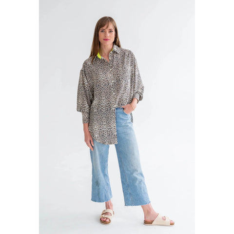 Charlotte Shirt | Leopard Print