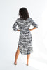 Evie Dress | Charcoal Print