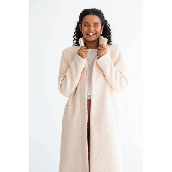 Chrissy Coat | Ivory