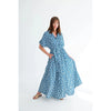 Kate Dress | Blue Greek Print