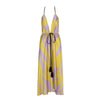 Ibiza dress | Lilac & yellow swirl