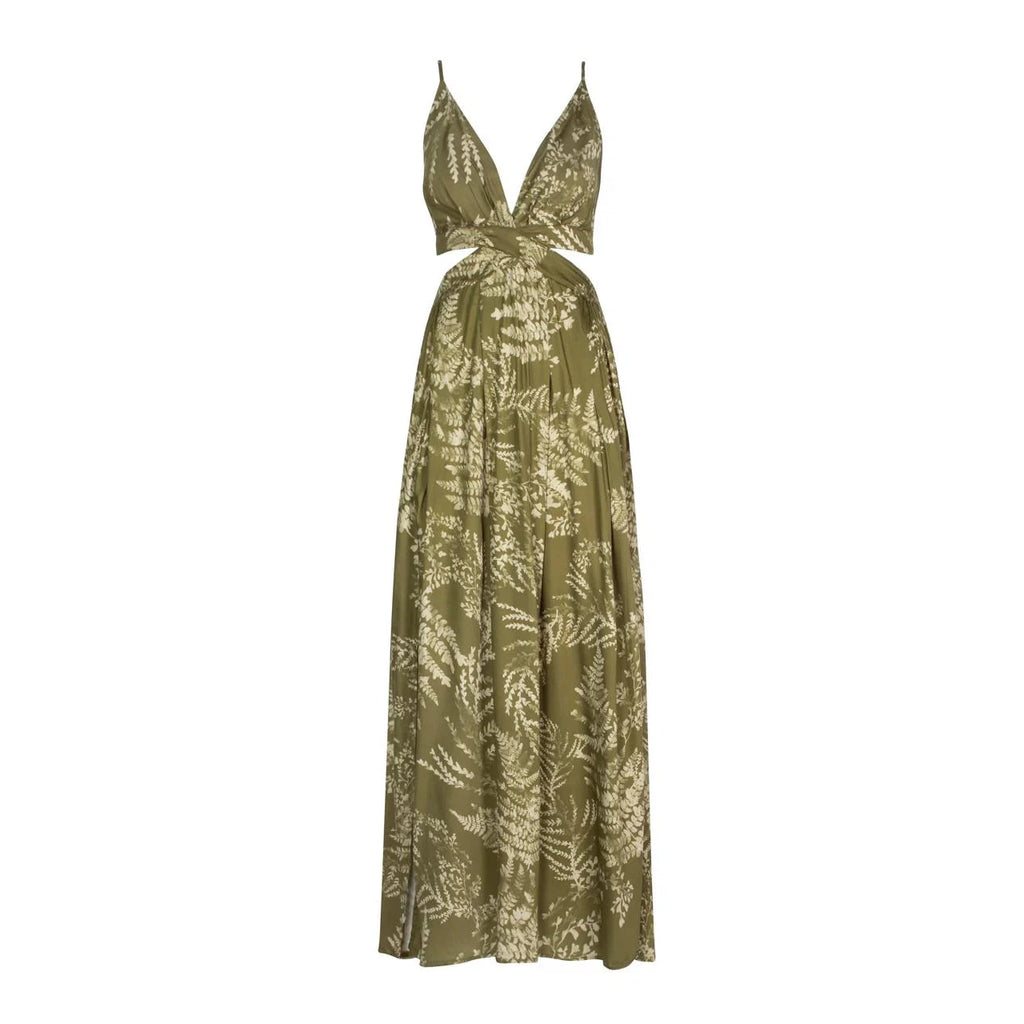 Caitlin dress | dappled olive