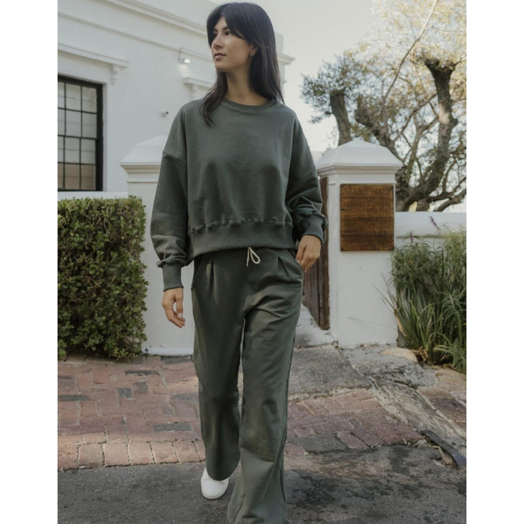 Round Neck Tracksuit Top - Purr Clothing - Lila Rose