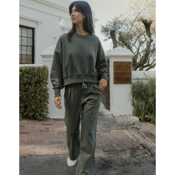 Round Neck Tracksuit Top - Purr Clothing - Lila Rose