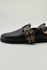 Studded Leather - Clog | Black