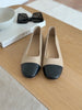 Coco Pump | Nude with black toe