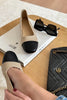 Coco Pump | Nude with black toe