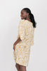 Aniston Dress short  | Sand shell print