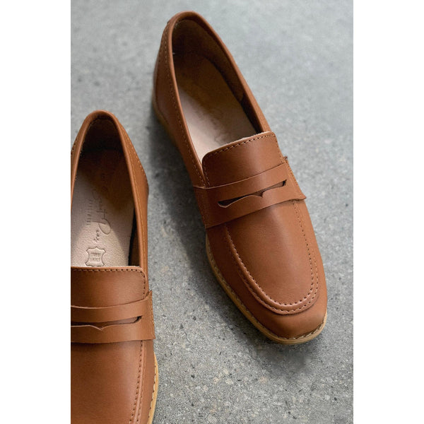 Canal Loafer | Tan leather