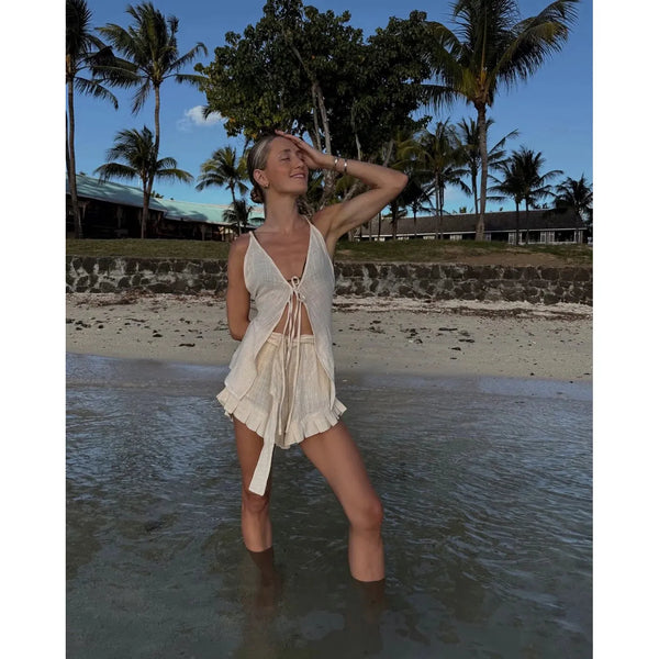 Maria top | pearl