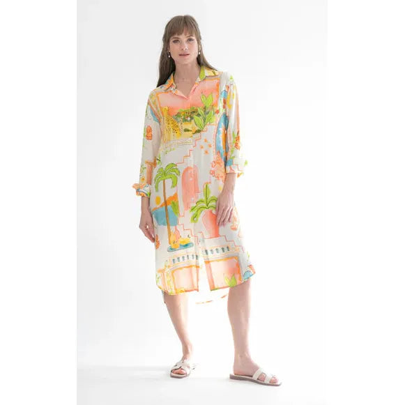 Evie Dress | Tiger print.