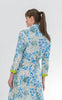 Delilah Dress | blue & green flower